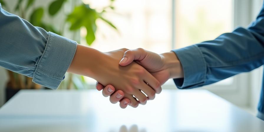 Imagen conceptual de acuerdo y confianza